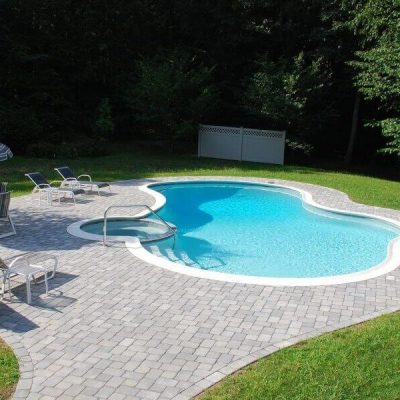 Small Inground Gunite Swimming Pool Inspiration Gallery