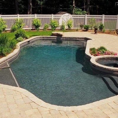 Small Inground Gunite Swimming Pool Inspiration Gallery