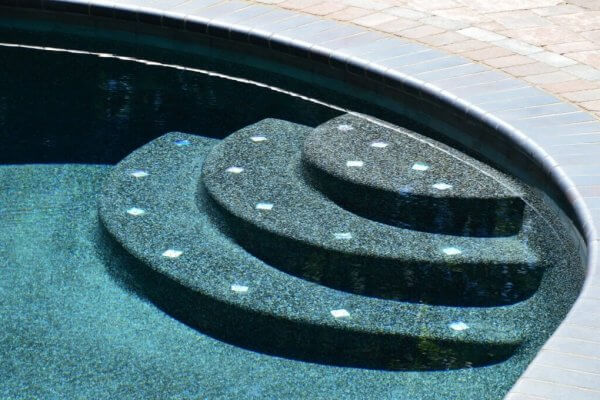 Inground Swimming Pool Custom Stairs