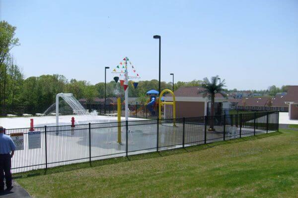 Gunite Commercial Children's Playscape and Waterpark Installation