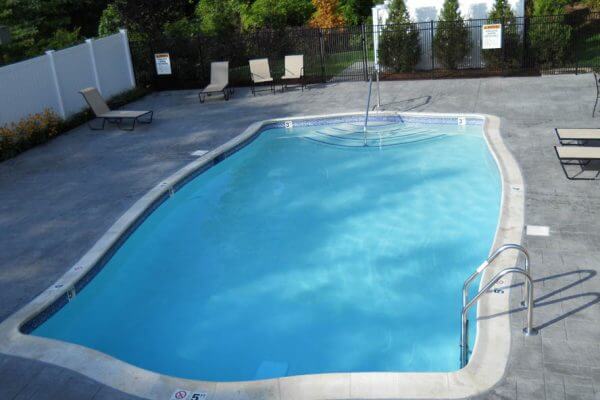 Commercial Gunite Swimming Pool Installation