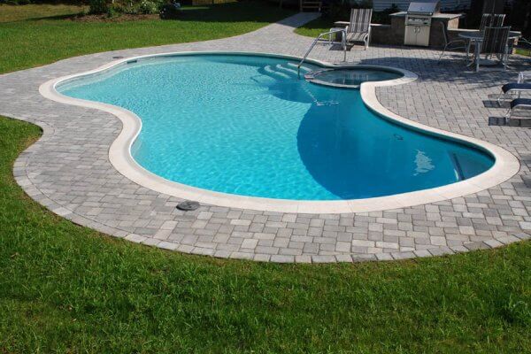 Freeform Gunite Inground Swimming Pool Design