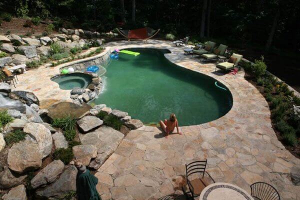 Gunite Swimming Pool Construction