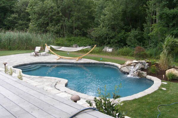 Simple Backyard Swimming Pool Design