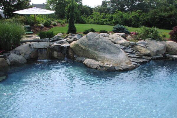 Swimming Pool Construction Before and After