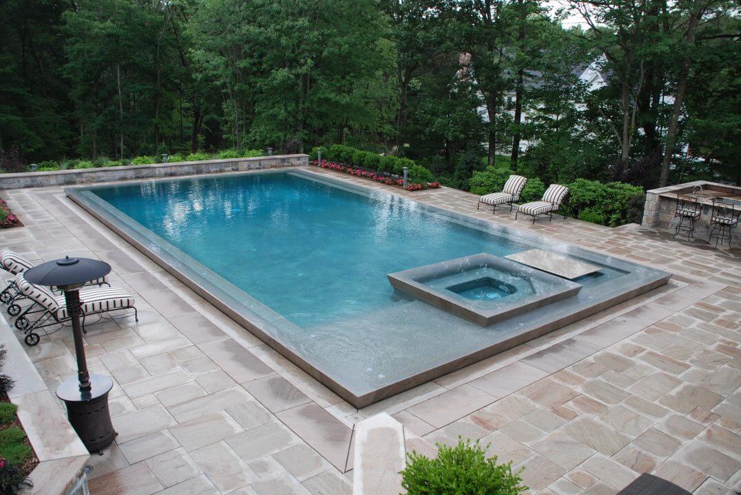 Rectangle Gunite Swimming Pool