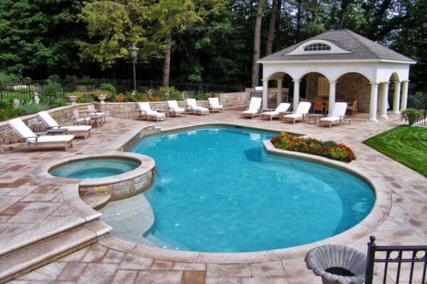 Best Inground Gunite Swimming Pool Installation, MA