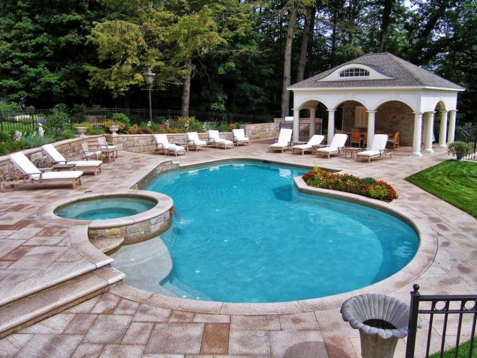 Best Inground Gunite Swimming Pool Installation, MA