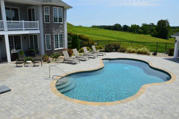 Inground Freeform Gunite Swimming Pool