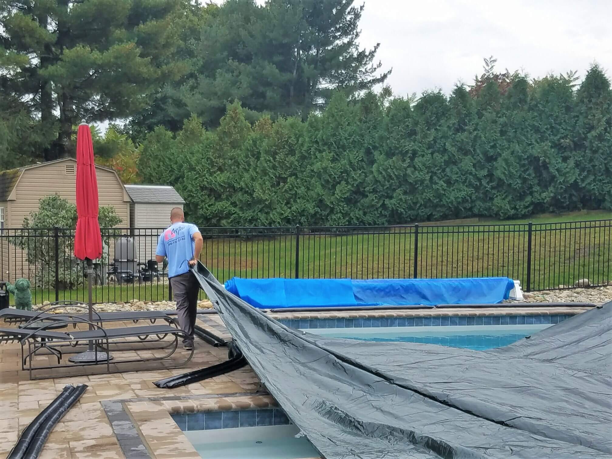 Inground Gunite Infinity Swimming Pool