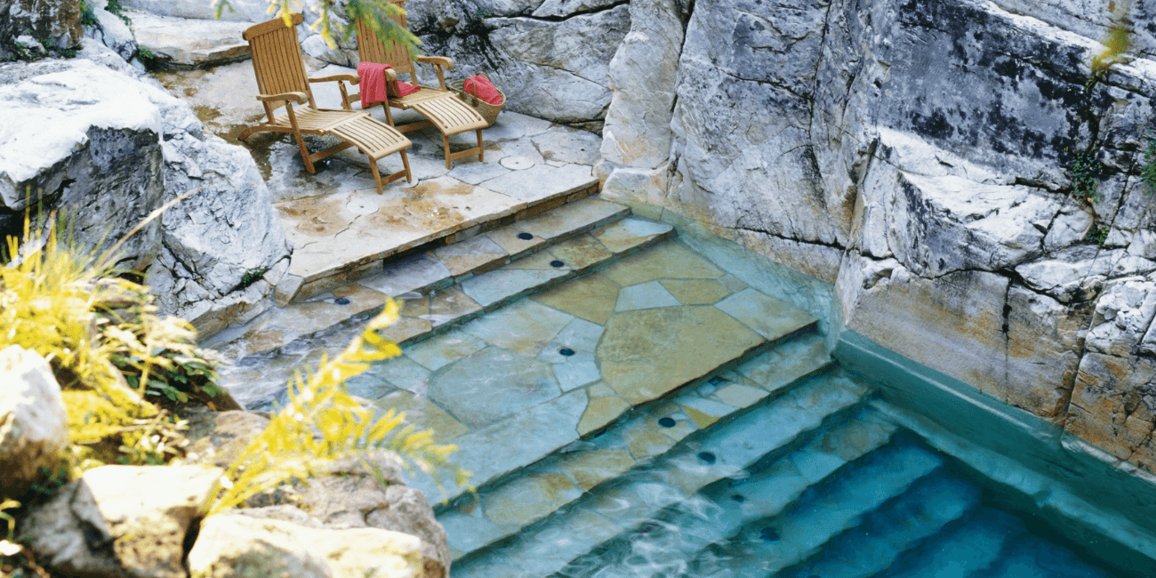 quarry pool in the Berkshire